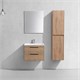 VINCEA База под раковину Chiara 2D 600 подвесная, 2 выкатных ящика soft-close, N.Oak VMC-2C2600NO - фото 372843