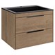 VINCEA База под раковину Chiara 2D 600 подвесная, 2 выкатных ящика soft-close, N.Oak VMC-2C2600NO - фото 372845