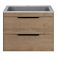 VINCEA База под раковину Chiara 2D 600 подвесная, 2 выкатных ящика soft-close, N.Oak VMC-2C2600NO - фото 372847