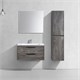 VINCEA База под раковину Chiara 2D 800 подвесная, 2 выкатных ящика soft-close, G.Stone VMC-2C2800GS - фото 372899