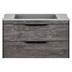 VINCEA База под раковину Chiara 2D 800 подвесная, 2 выкатных ящика soft-close, G.Stone VMC-2C2800GS - фото 372903