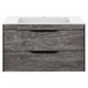 VINCEA База под раковину Chiara 2D 800 подвесная, 2 выкатных ящика soft-close, G.Stone VMC-2C2800GS - фото 372905
