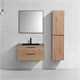 VINCEA База под раковину Chiara 2D 800 подвесная, 2 выкатных ящика soft-close, N.Oak VMC-2C2800NO - фото 372908