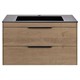 VINCEA База под раковину Chiara 2D 800 подвесная, 2 выкатных ящика soft-close, N.Oak VMC-2C2800NO - фото 372911