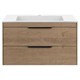 VINCEA База под раковину Chiara 2D 800 подвесная, 2 выкатных ящика soft-close, N.Oak VMC-2C2800NO - фото 372914