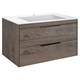 VINCEA База под раковину Chiara 2D 800 подвесная, 2 выкатных ящика soft-close, R.Oak VMC-2C2800RO - фото 372922