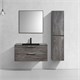VINCEA База под раковину Chiara 2D 1000 подвесная, 2 выкатных ящика soft-close, G.Stone VMC-2C2100GS - фото 372954