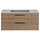 VINCEA База под раковину Chiara 2D 1000 подвесная, 2 выкатных ящика soft-close, N.Oak VMC-2C2100NO - фото 372968