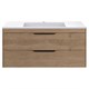 VINCEA База под раковину Chiara 2D 1000 подвесная, 2 выкатных ящика soft-close, N.Oak VMC-2C2100NO - фото 372970