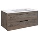 VINCEA База под раковину Chiara 2D 1000 подвесная, 2 выкатных ящика soft-close, R.Oak VMC-2C2100RO - фото 372978
