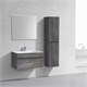 VINCEA База под раковину Chiara 800 подвесная, 1 выкатной ящик soft-close, G.Stone VMC-2C800GS - фото 373078