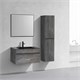 VINCEA База под раковину Chiara 800 подвесная, 1 выкатной ящик soft-close, G.Stone VMC-2C800GS - фото 373079