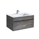VINCEA База под раковину Chiara 800 подвесная, 1 выкатной ящик soft-close, G.Stone VMC-2C800GS - фото 373080
