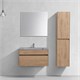 VINCEA База под раковину Chiara 800 подвесная, 1 выкатной ящик soft-close, N.Oak VMC-2C800NO - фото 373088