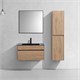 VINCEA База под раковину Chiara 800 подвесная, 1 выкатной ящик soft-close, N.Oak VMC-2C800NO - фото 373091