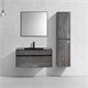 VINCEA База под раковину Chiara 1000 подвесная, 1 выкатной ящик soft-close, G.Stone VMC-2C100GS - фото 373135