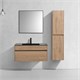 VINCEA База под раковину Chiara 1000 подвесная, 1 выкатной ящик soft-close, N.Oak VMC-2C100NO - фото 373143