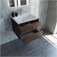 VINCEA База под раковину Luka 600 подвесная, 2 выкатных ящика soft-close, С.Oak VMC-2L600CO - фото 373167