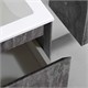 VINCEA База под раковину Luka 600 подвесная, 2 выкатных ящика soft-close, G.Stone VMC-2L600GS - фото 373187