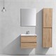 VINCEA База под раковину Luka 600 подвесная, 2 выкатных ящика soft-close, N.Oak VMC-2L600NO - фото 373191