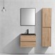 VINCEA База под раковину Luka 600 подвесная, 2 выкатных ящика soft-close, N.Oak VMC-2L600NO - фото 373197