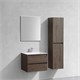 VINCEA База под раковину Luka 600 подвесная, 2 выкатных ящика soft-close, R.Oak VMC-2L600RO - фото 373201