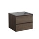 VINCEA База под раковину Luka 600 подвесная, 2 выкатных ящика soft-close, R.Oak VMC-2L600RO - фото 373206