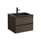 VINCEA База под раковину Luka 600 подвесная, 2 выкатных ящика soft-close, R.Oak VMC-2L600RO - фото 373209