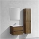 VINCEA База под раковину Luka 600 подвесная, 2 выкатных ящика soft-close, T.Oak VMC-2L600TO - фото 373212