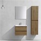 VINCEA База под раковину Luka 600 подвесная, 2 выкатных ящика soft-close, T.Oak VMC-2L600TO - фото 373213