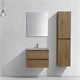 VINCEA База под раковину Luka 600 подвесная, 2 выкатных ящика soft-close, T.Oak VMC-2L600TO - фото 373215