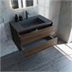 VINCEA База под раковину Luka 800 подвесная, 2 выкатных ящика soft-close, С.Oak VMC-2L800CO - фото 373231