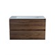 VINCEA База под раковину Luka 800 подвесная, 2 выкатных ящика soft-close, С.Oak VMC-2L800CO - фото 373234