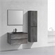 VINCEA База под раковину Luka 800 подвесная, 2 выкатных ящика soft-close, G.Stone VMC-2L800GS - фото 373242