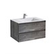 VINCEA База под раковину Luka 800 подвесная, 2 выкатных ящика soft-close, G.Stone VMC-2L800GS - фото 373244