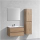 VINCEA База под раковину Luka 800 подвесная, 2 выкатных ящика soft-close, N.Oak VMC-2L800NO - фото 373248