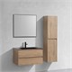 VINCEA База под раковину Luka 800 подвесная, 2 выкатных ящика soft-close, N.Oak VMC-2L800NO - фото 373254