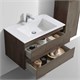 VINCEA База под раковину Luka 800 подвесная, 2 выкатных ящика soft-close, R.Oak VMC-2L800RO - фото 373258