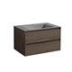 VINCEA База под раковину Luka 800 подвесная, 2 выкатных ящика soft-close, R.Oak VMC-2L800RO - фото 373264
