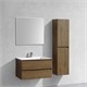 VINCEA База под раковину Luka 800 подвесная, 2 выкатных ящика soft-close, T.Oak VMC-2L800TO - фото 373270