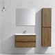 VINCEA База под раковину Luka 800 подвесная, 2 выкатных ящика soft-close, T.Oak VMC-2L800TO - фото 373271