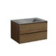 VINCEA База под раковину Luka 800 подвесная, 2 выкатных ящика soft-close, T.Oak VMC-2L800TO - фото 373275