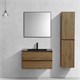 VINCEA База под раковину Luka 800 подвесная, 2 выкатных ящика soft-close, T.Oak VMC-2L800TO - фото 373276