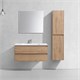 VINCEA База под раковину Luka 1000 подвесная, 2 выкатных ящика soft-close, N.Oak VMC-2L100NO - фото 373308