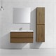 VINCEA База под раковину Luka 1000 подвесная, 2 выкатных ящика soft-close, T.Oak VMC-2L100TO - фото 373322