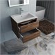 VINCEA База под раковину Gio 600 подвесная, 2 выкатных ящика soft-close, C.Oak VMC-2G600CO - фото 373333