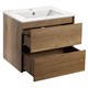VINCEA База под раковину Gio 600 подвесная, 2 выкатных ящика soft-close, T.Oak VMC-2G600TO - фото 373350