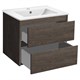 VINCEA База под раковину Gio 600 подвесная, 2 выкатных ящика soft-close, R.Oak VMC-2G600RO - фото 373354