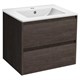 VINCEA База под раковину Gio 600 подвесная, 2 выкатных ящика soft-close, R.Oak VMC-2G600RO - фото 373355