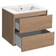 VINCEA База под раковину Gio 600 подвесная, 2 выкатных ящика soft-close, N.Oak VMC-2G600NO - фото 373360